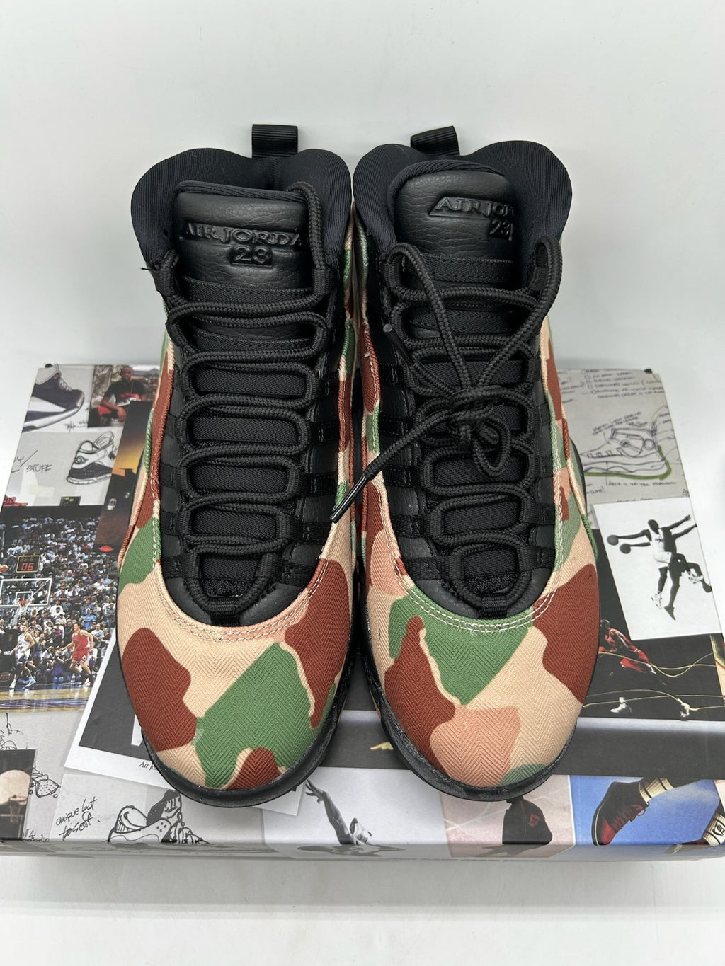 Air Jordan 10 Woodland Camo Size 8 Brand New (WITH BOX)