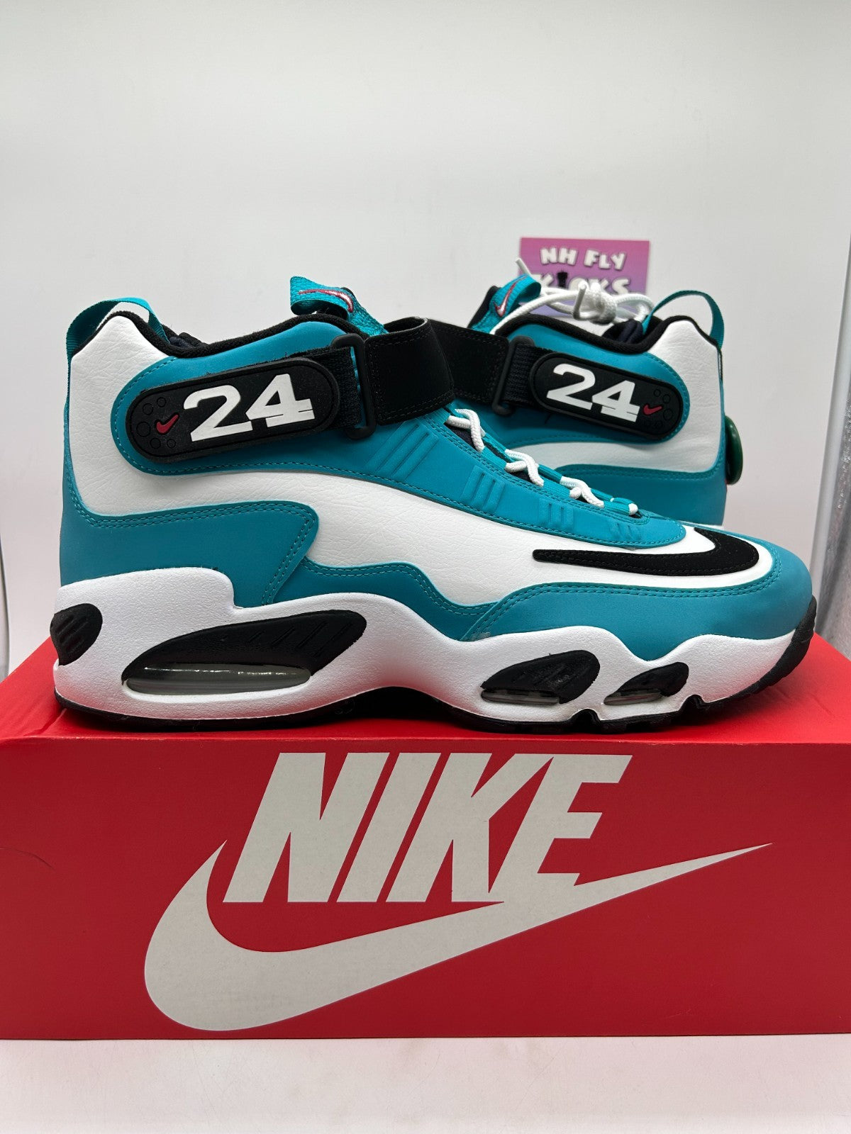 Size 14 - Nike Air Griffey Max 1 Aqua Black White NEW