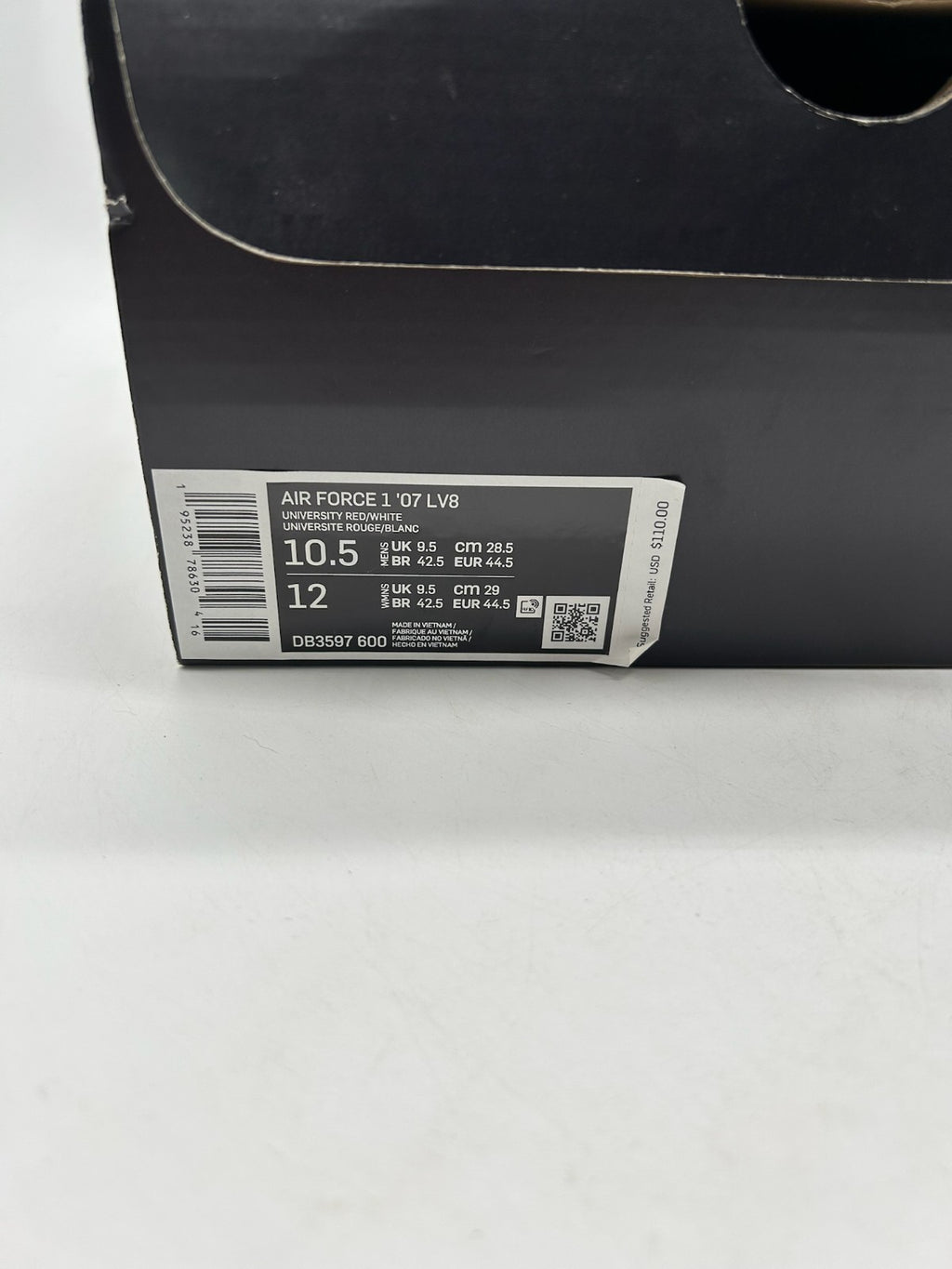 Air Force 1 Low Medium Blue Size 10.5 (WITH BOX)