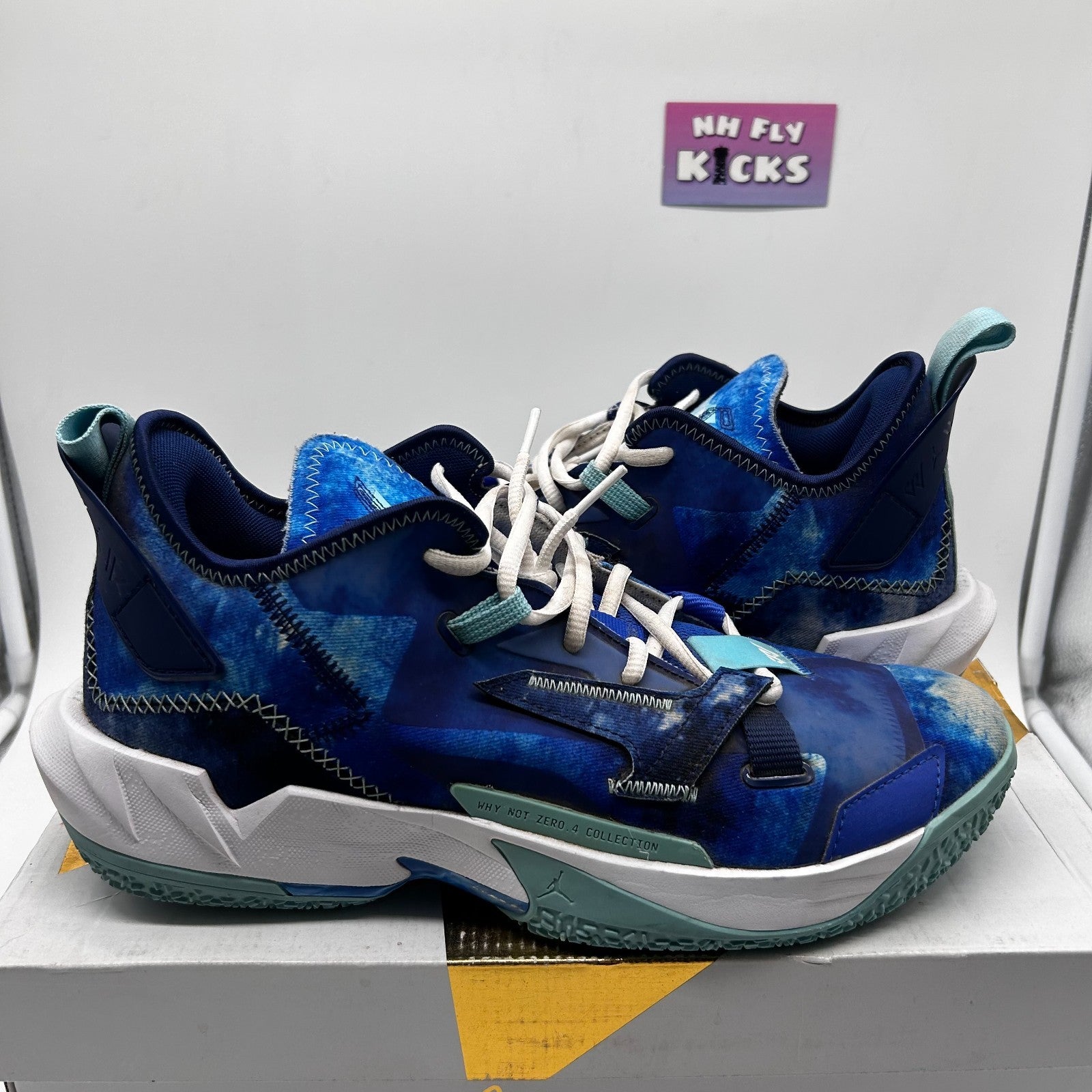 Size 10.5 Jordan Why Not Zer0.4 Trust and Loyalty Blue/Light Blue-White