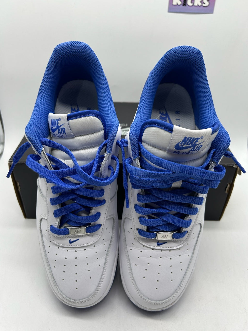 Air Force 1 Low Medium Blue Size 10.5 (WITH BOX)