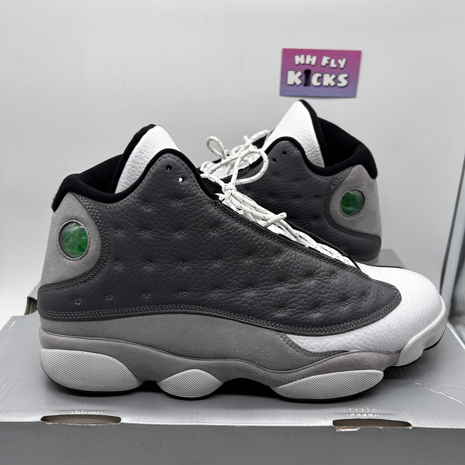 Size 11.5 Air Jordan 13 Retro Atmosphere Gray/Black-White