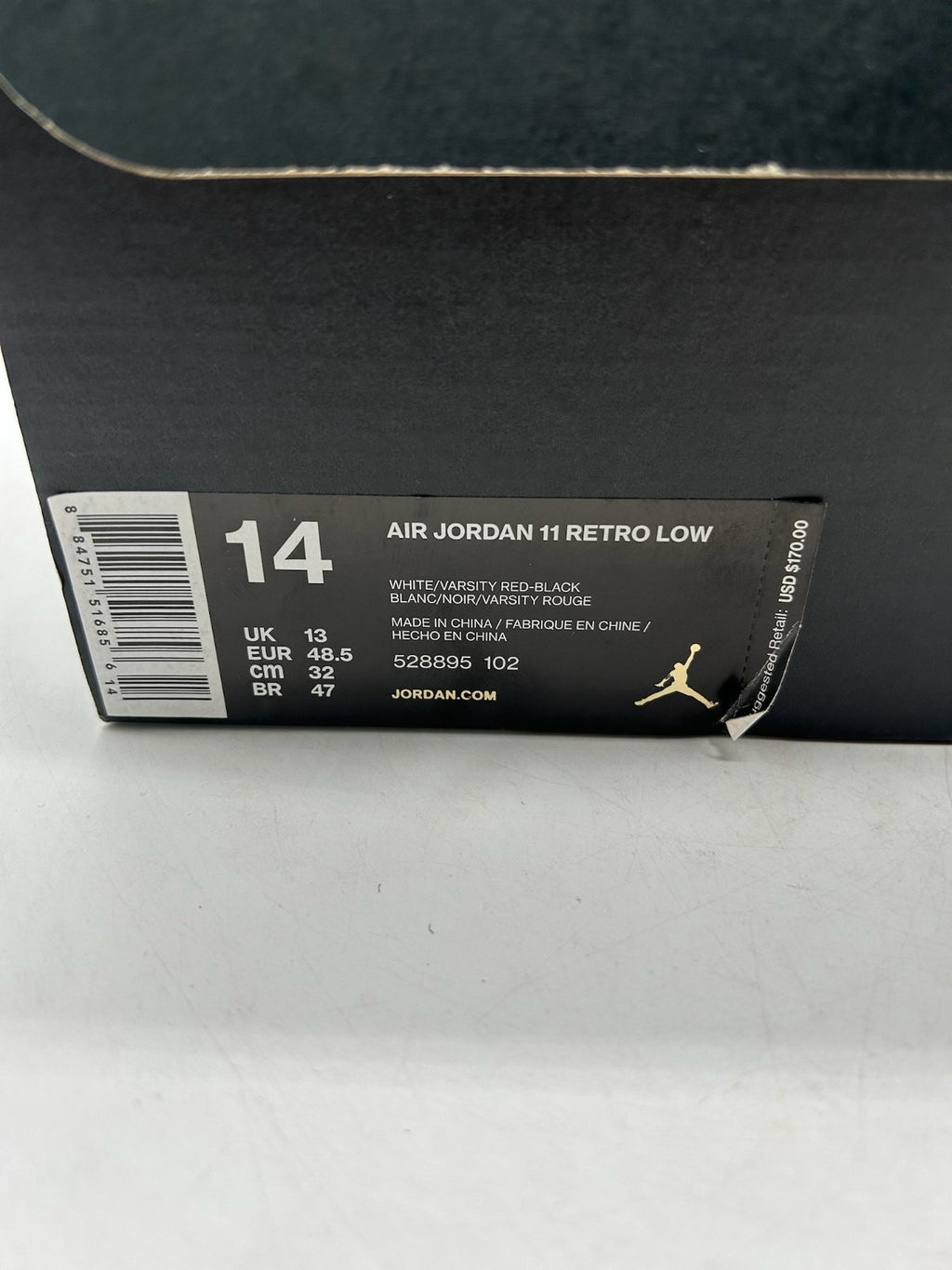 Air Jordan 11 Low Cherry Size 14 Brand New (WITH BOX)