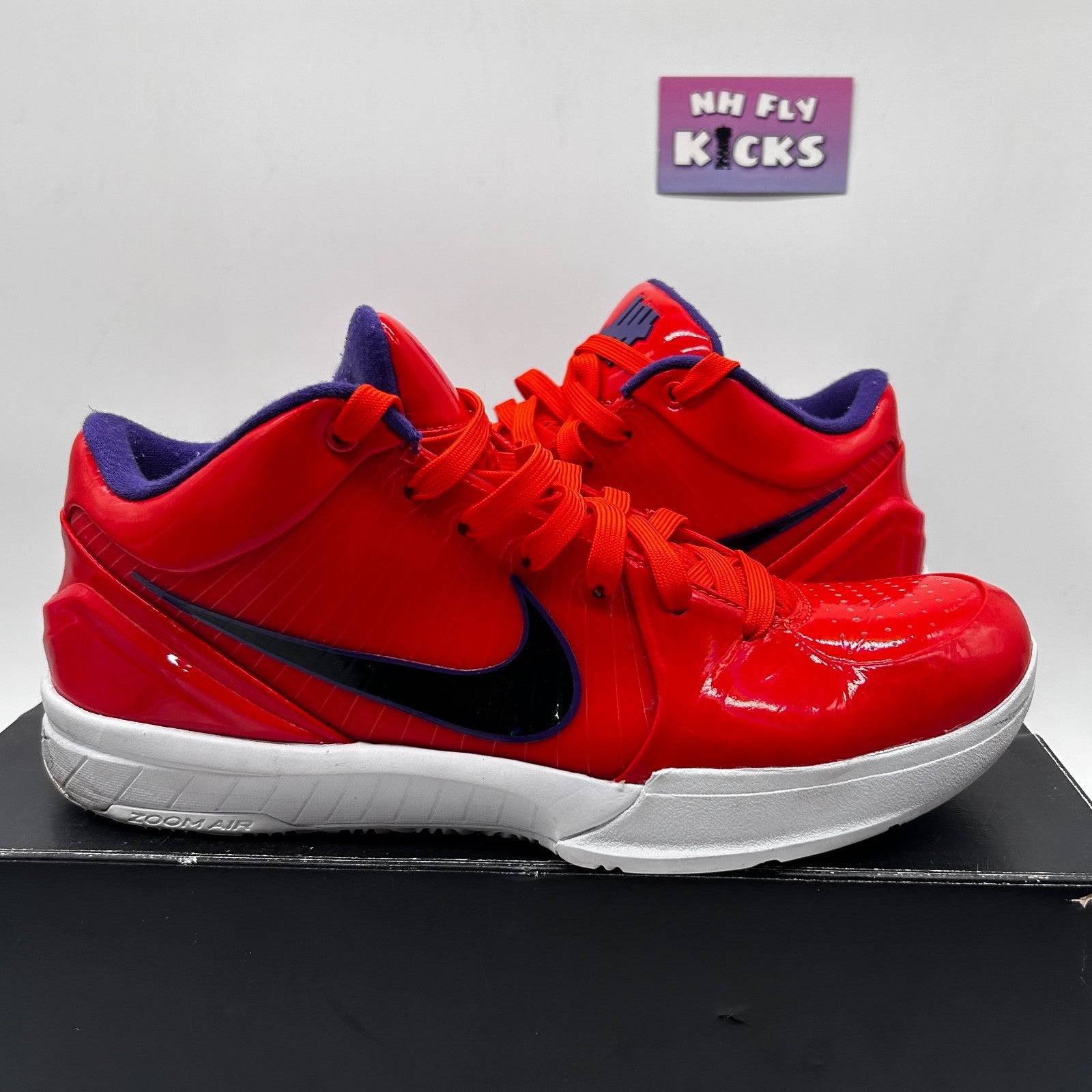 Size 9.5 Nike Zoom Kobe 4 Protro x Undefeated Phoenix Suns Team Orange Purple