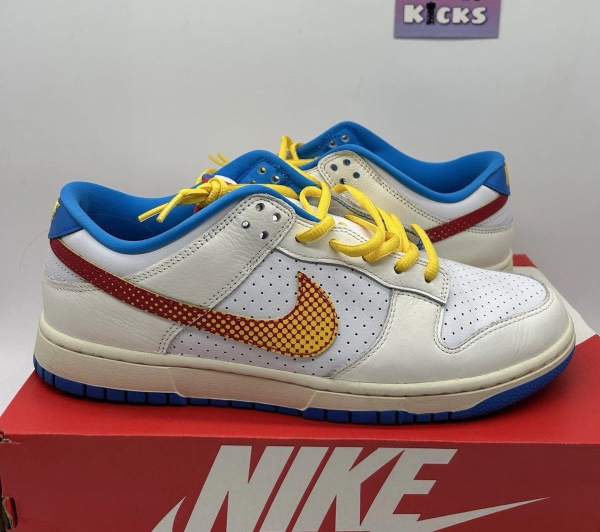Size 11.5 - Nike Dunk Low Harlem Globetrotters Pack