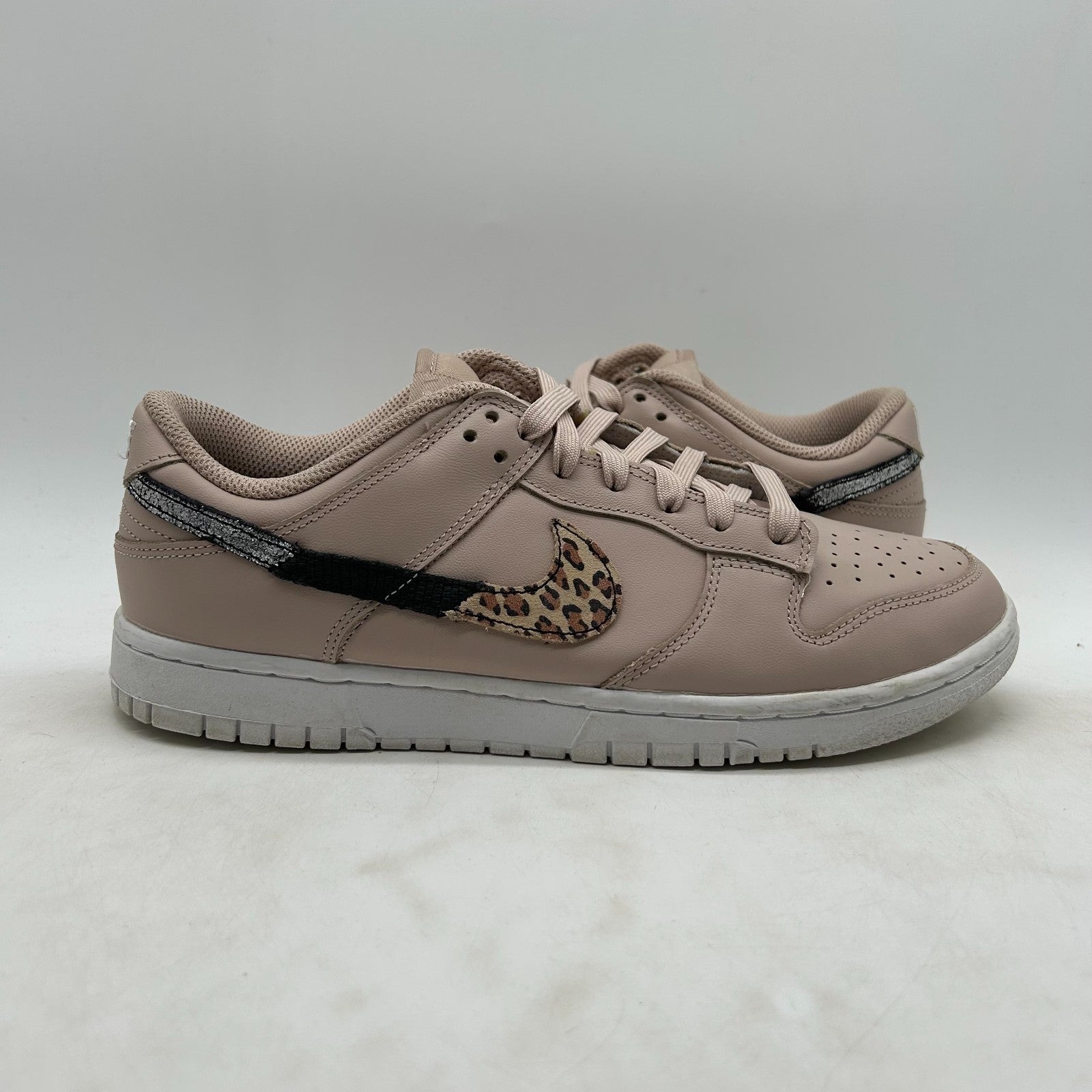 Size 9.5 Nike Dunk Low SE Primal Pink /Fossil Stone/Multi-Color