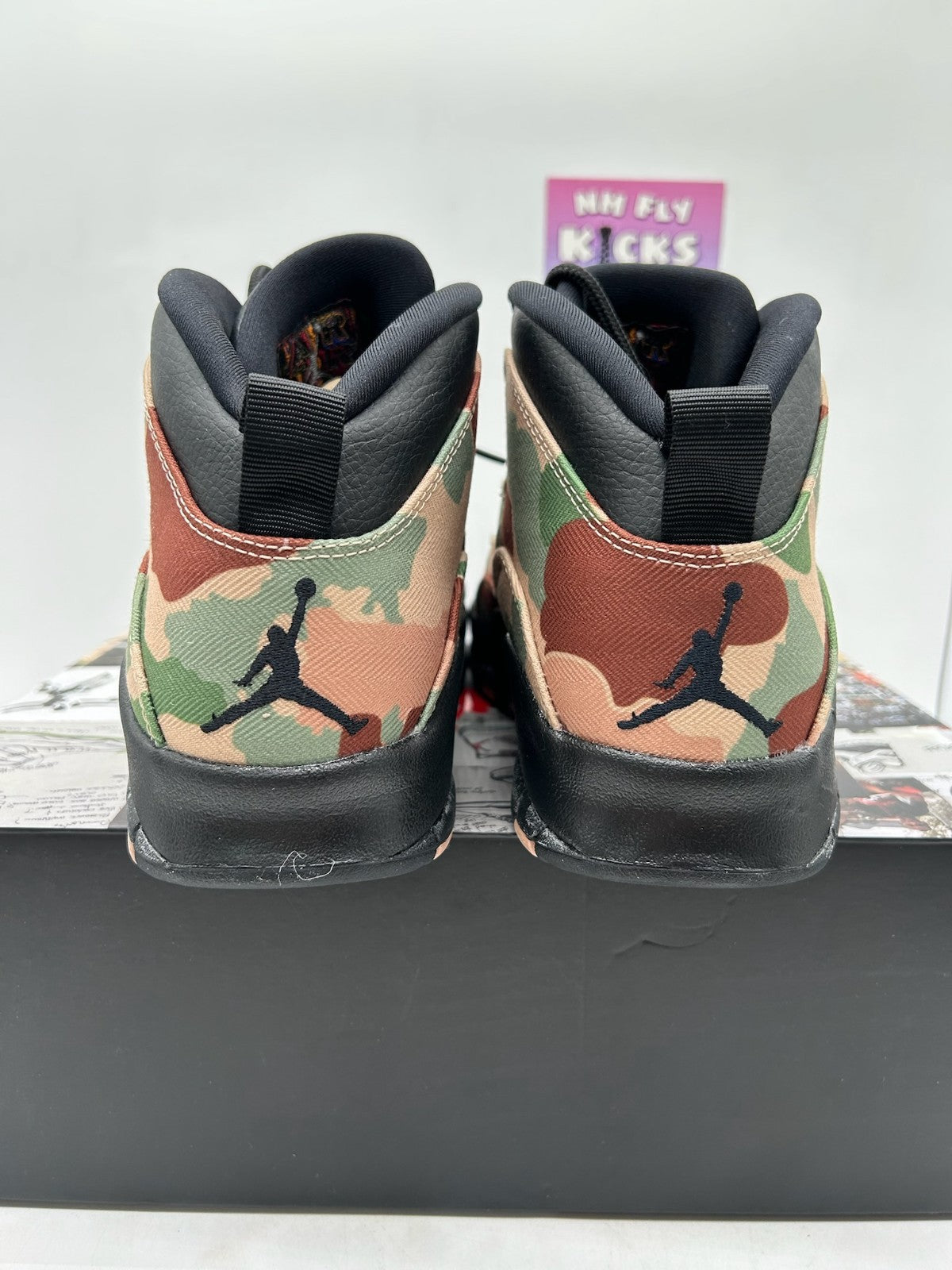 Air Jordan 10 Woodland Camo Size 8 Brand New (WITH BOX)