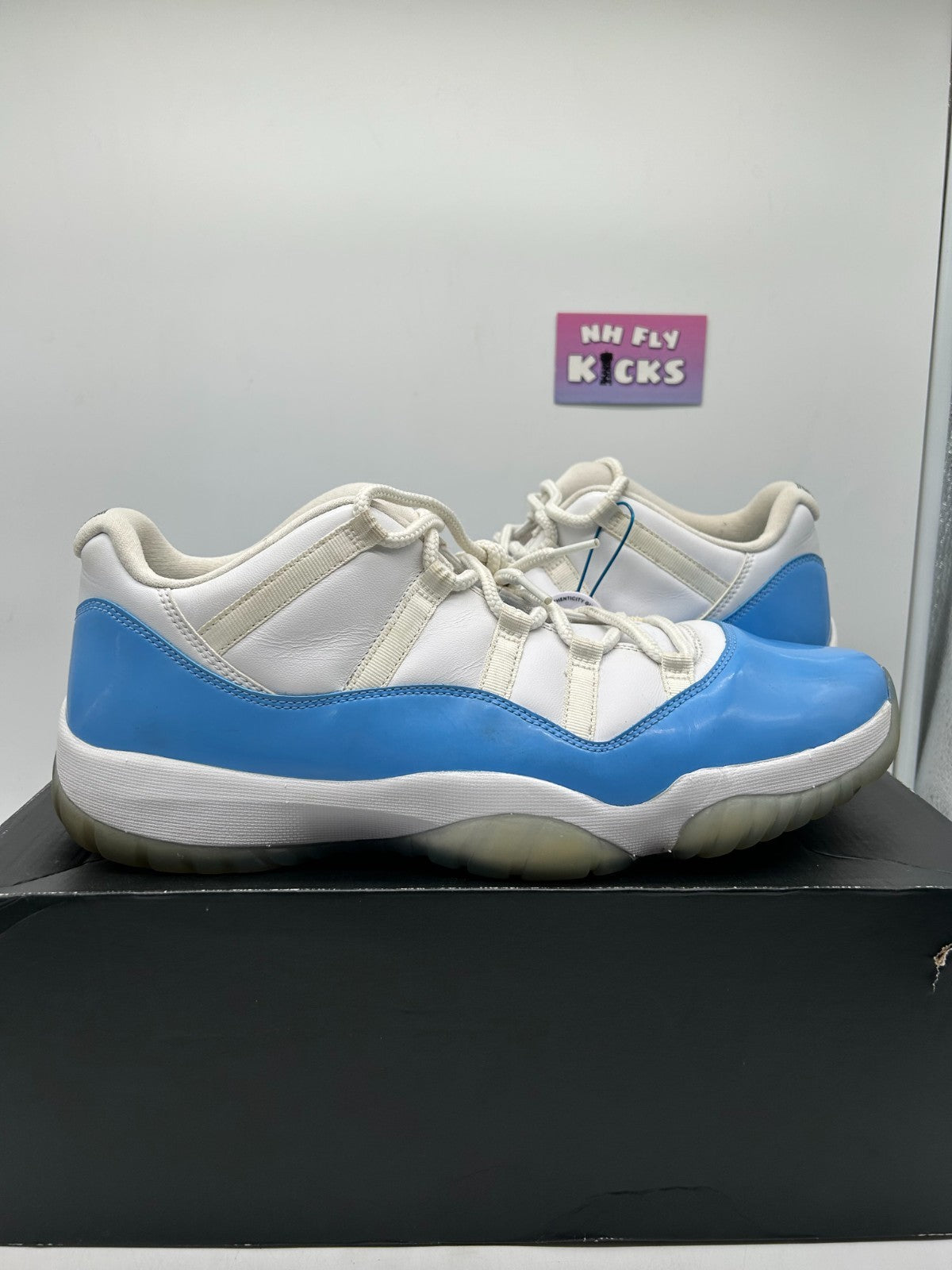 Size 14-Air Jordan 11 Retro Low White University Blue
