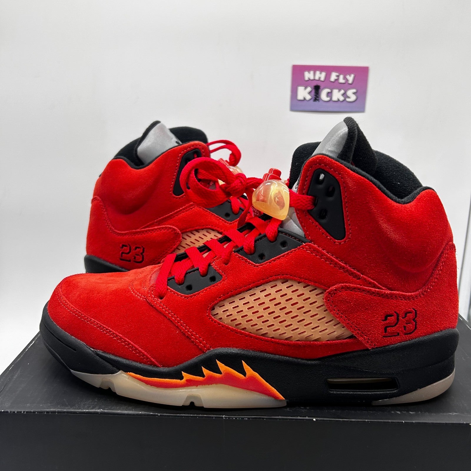 Size 10.5 Air Jordan 5 Retro Dunk on Mars Martian Sunrise/Black-Fire Red New