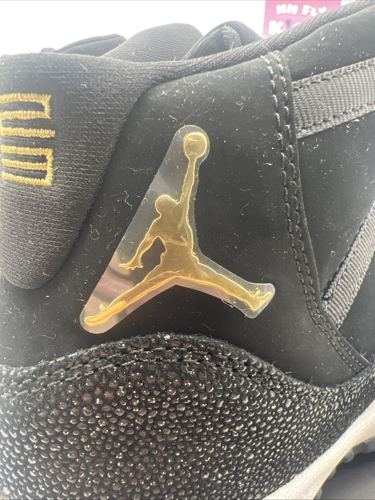 Air Jordan (GS) 11 Retro "HEIRESS BLACK STINGRAY" 2017 - Size 8Y - 852625 030 ..