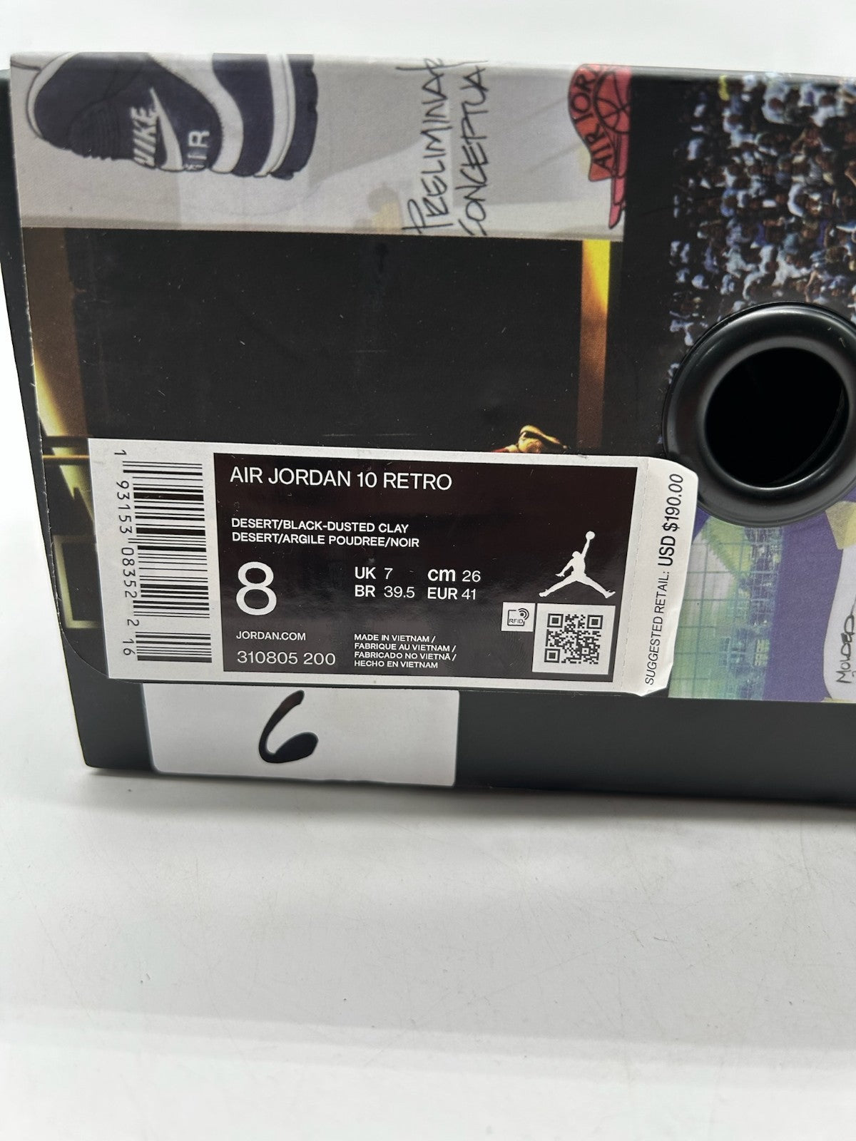 Air Jordan 10 Woodland Camo Size 8 Brand New (WITH BOX)