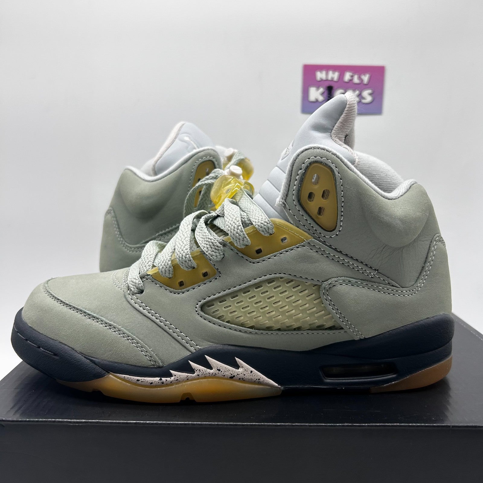 Size 6Y Nike Air Jordan 5 Retro Jade Horizon/Desert Sand NEW