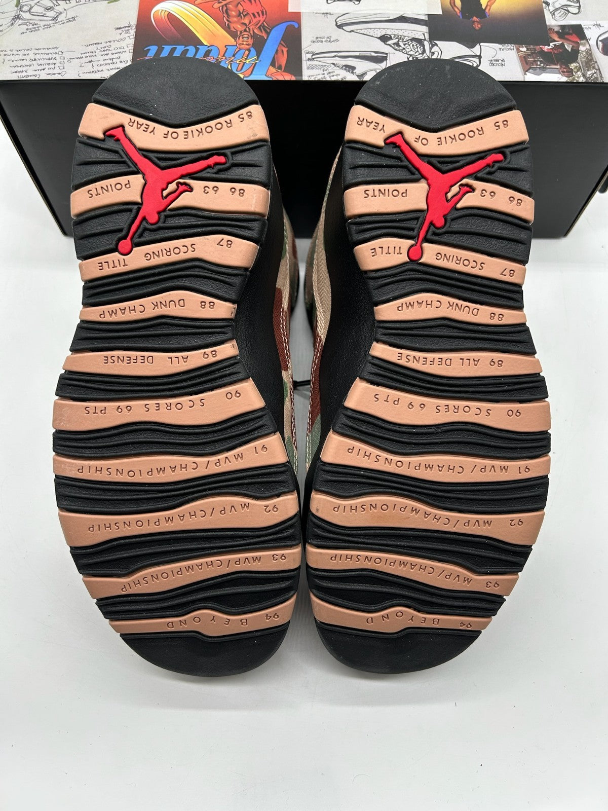 Air Jordan 10 Woodland Camo Size 8 Brand New (WITH BOX)